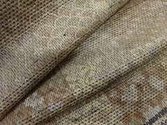 809 - Japanese Combined Weave - Floral Patchwork - Beige