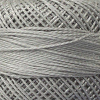 Presencia Perle Cotton - Size 8 - 8728 LIGHT SHELL GRAY