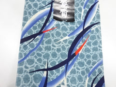 Yukata Fabric - 626 - Colorful Water Grasses by Kansai Yamamoto - Soft Teal