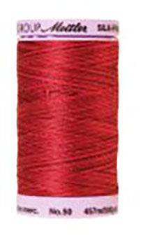 Mettler Cotton Sewing Thread - 50wt - 547 yd/ 500M - Variegated - 9845 Midnight Garnet