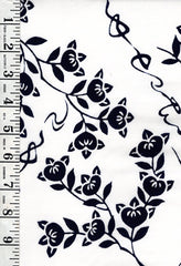 Yukata Fabric - 661 - Tachibana Citrus Branches - White