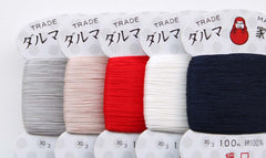 **Daruma Home Sewing Thread - 30wt Hand Sewing Thread - AKARAGI