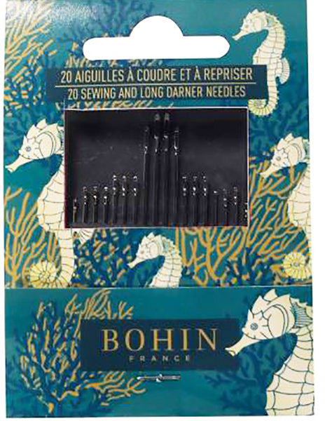 Bohin Self Threading Hand Needles - Size 4, 6 & 8 - 6/Pack - WAWAK Sewing  Supplies