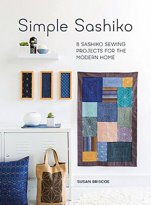 Book - Susan Briscoe - SIMPLE SASHIKO - ON SALE - SAVE 30% - LAST ONE
