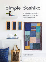 Book - Susan Briscoe - SIMPLE SASHIKO - ON SALE - SAVE 30% - LAST ONE