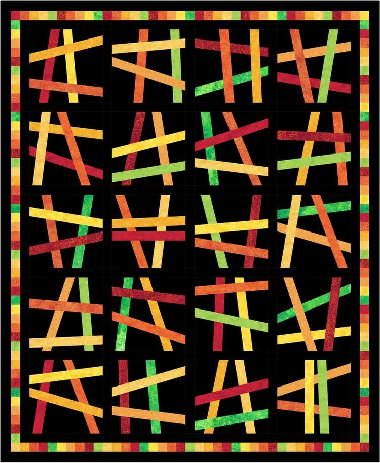 Quilt Pattern - Ladeebug Designs - Brush Strokes