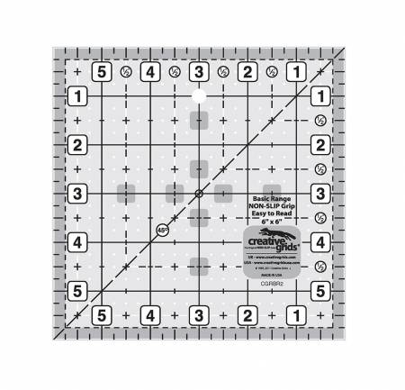 Rulers & Templates - Creative Grids - CGRBR2 - 6" Square - ON SALE - SAVE 20%