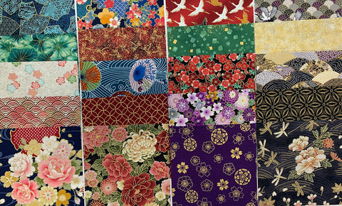 Charm Squares - Asian Fabric Variety Pack - 20 - 5