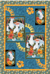 *QUILT KIT - Cockatoo Picnic Quilt - ON SALE - SAVE 50%
