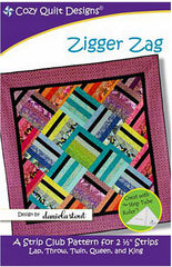 Quilt Pattern - Cozy Quilt Designs - Zigger Zag - ON SALE
