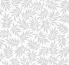 *Blender - Century Whites - Small Leafy Branches - CS-9695-WW - White on White - ON SALE - SAVE 30% - Last 2 1/4 yards