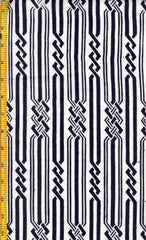 Yukata Fabric - 064 - Diamond Columns - White