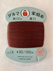 Daruma Hand Sewing Thread - 30wt Hand Sewing Thread - # 14 Warm Earth