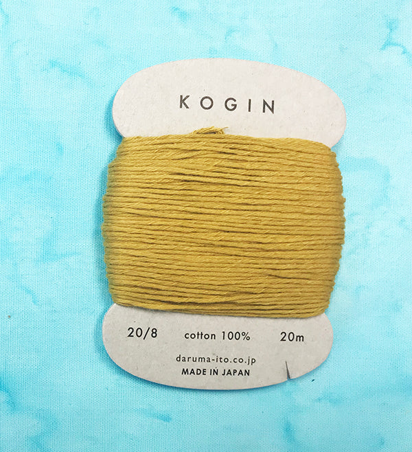 Sashiko Thread - Daruma - Thick Weight for Kogin & Sashiko - 20m - # 02 Gold