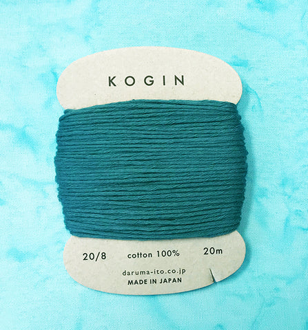 Sashiko Thread - Daruma - Thick Weight for Kogin & Sashiko - 20m - # 05 Teal