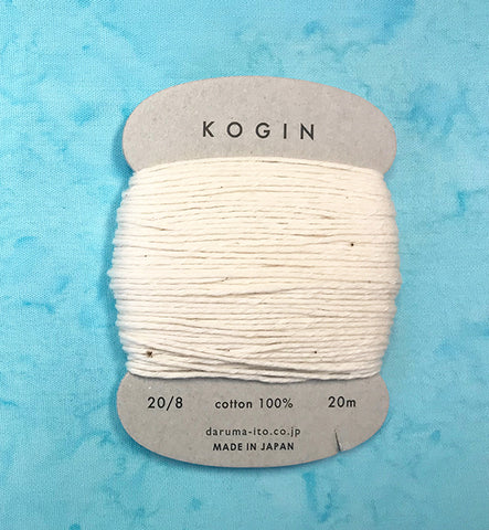 Sashiko Thread - Daruma - Thick Weight for Kogin & Sashiko - 20m - # A - Natural