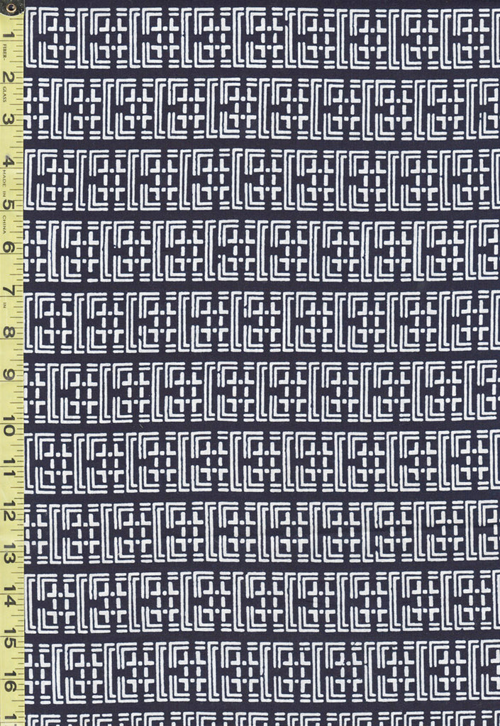 Yukata Fabric - 549 - Dominos - Indigo