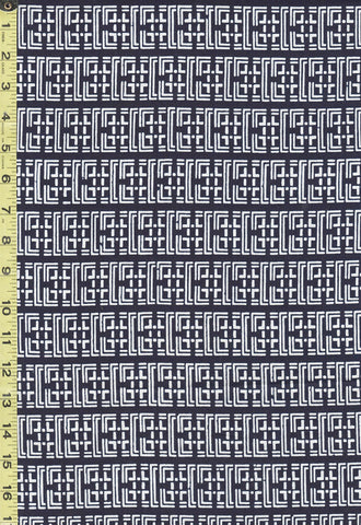 Yukata Fabric - 549 - Dominos - Indigo