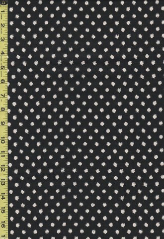 *Japanese - Moda Yukata Collection - Dottie Neibi (Snowball) - 48076-12 - Black- ON SALE - SAVE 20% - By the Yard