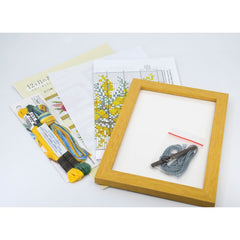 *Olympus Cross Stitch Flower Kit - # 7507 - February - Mimosa - ON SALE - SAVE 50%