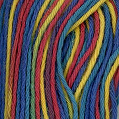 Sashiko Thread - Olympus 20m - Variegated # 74 - Red, Blue & Yellow
