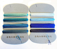 Kinkame Silk Thread  Assortment - 100wt - # 06 OCEAN