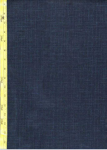 *Japanese - Traditional - Wagara Solid with Texture Looking Lines - Very Drk Navy - Indigo - KW-3517-AA - 1 yard pieces              pieces