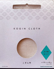 Sashiko Design Cloth for Kogin (Daruma) - 100% Linen - Beige