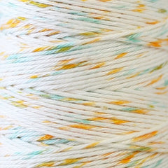 Sashiko Thread - Hidamari - 102 -Speckle: Variegated - ORANGE BLUE