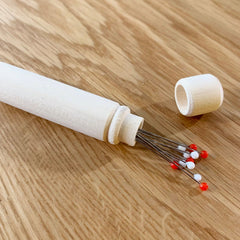 Notions - Little House Japanese Long Pins (80) with Wooden Tube