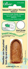 Notions - Clover Natural Fit Leather Thimble # 6029 - Medium