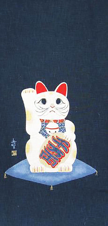 Noren Panel - Maneki Neko # 07