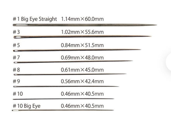 Needles ストレート SPRING EYE STRAIGHT PACK NEEDLE(W/CUTTER) #508-1/2-SE - CS Osborne