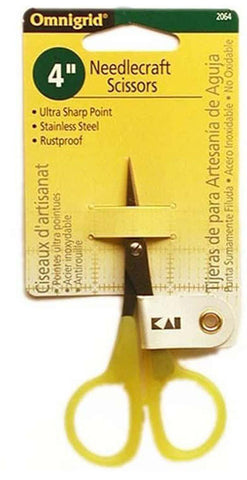 Scissors - KAI/ Omnigrid Needlecraft Scissors # 2064 - 4