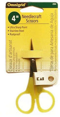 Scissors - KAI/ Omnigrid Needlecraft Scissors # 2064 - 4" Very Sharp