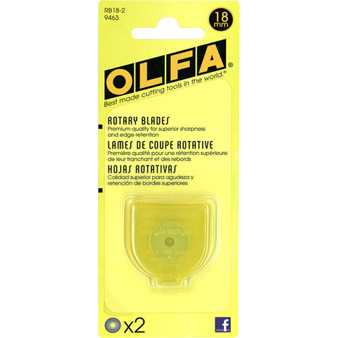 Rotary Cutter Blades - 18mm - 2ct