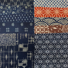 Japanese Traditional - Japanese Cotton Boro Patches - 10 - 4" Patches