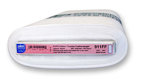 *Interfacings & Stabilizers - Pellon - Light to Medium Weight - Single-Sided Fusible - 911FF - White - ON SALE - 50% OFF - By the Yard