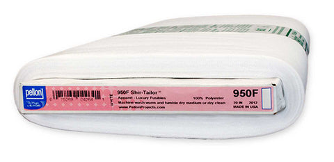 Interfacings & Stabilizers - Pellon Shir-Tailor - Firm Light - Mid-Weight - Single-Sided Fusible - 950F - ON SALE - SAVE 50% - By the Yard