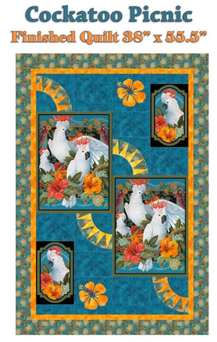 Quilt Pattern - Cockatoo Collection - Cockatoo Picnic