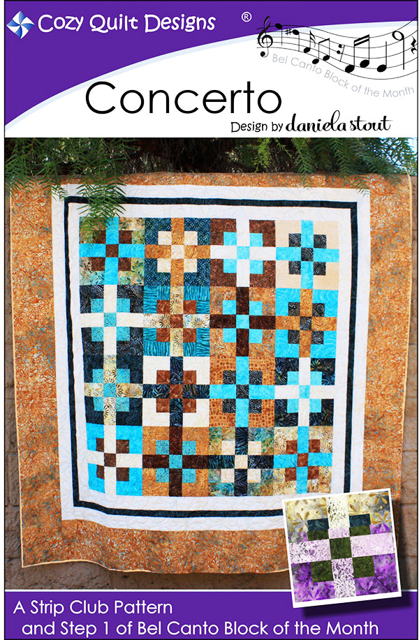 Quilt Pattern - Cozy Quilt Designs - Concerto