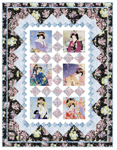 Quilt Pattern - Pine Tree Country Quilts - Gracefully Framed