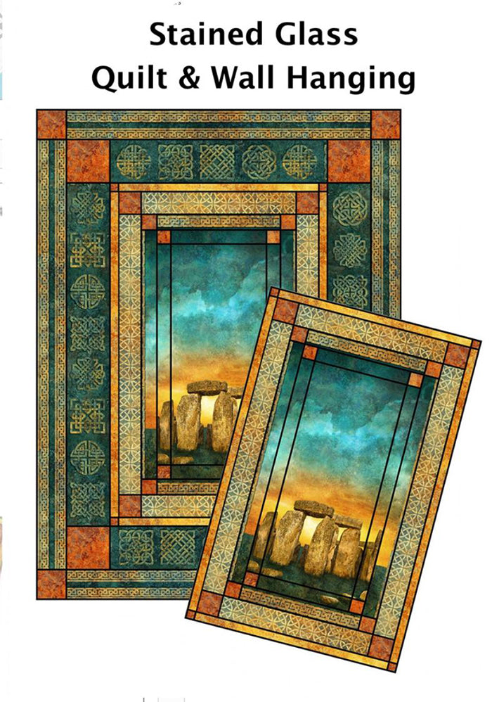 Quilt Pattern - Ladeebug Designs - Stained Glass Quilt & Wall Hanging