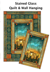 Quilt Pattern - Ladeebug Designs - Stained Glass Quilt & Wall Hanging