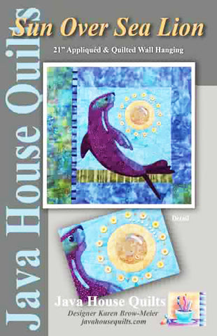 Quilt Pattern - Java House - Sun Over Sea Lion - ON SALE - SAVE 50%