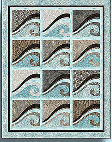 Quilt Pattern - Quilt Poetry - Waves at the Shore