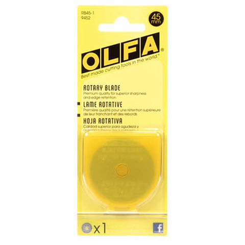 Rotary Cutter Blades - RB45-1 - 45mm - 1 pack