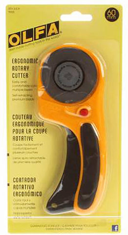 Rotary Cutter - OLFA RTY-3/DX - 60mm Ergonomic Cutter