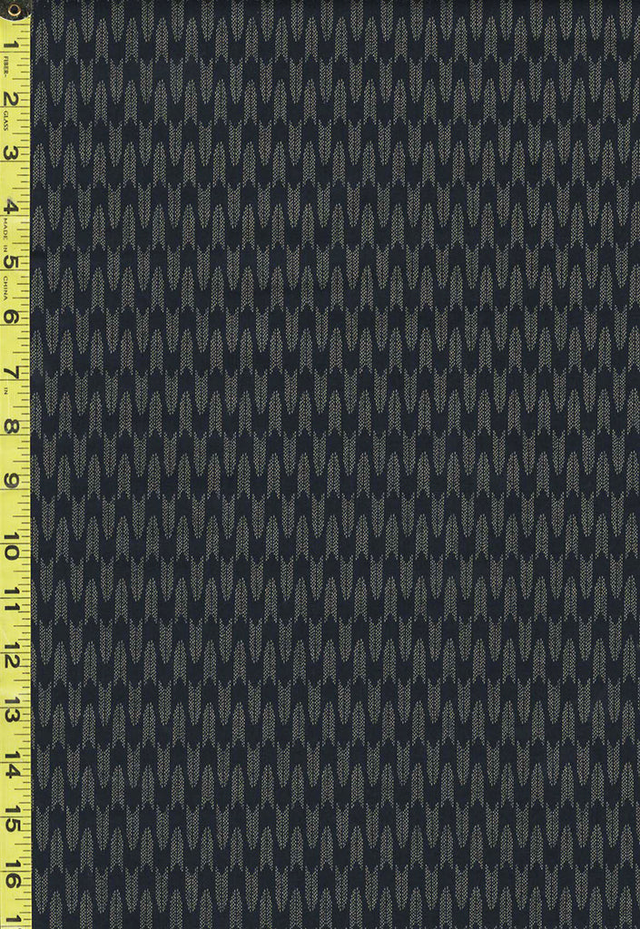 Japanese - Sevenberry Kasuri Collection - Long Undulating Arrows - SB-88222D6-4 - Indigo - By the Half Yard