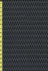 Japanese - Sevenberry Kasuri Collection - Long Undulating Arrows - SB-88222D6-4 - Indigo - By the Half Yard